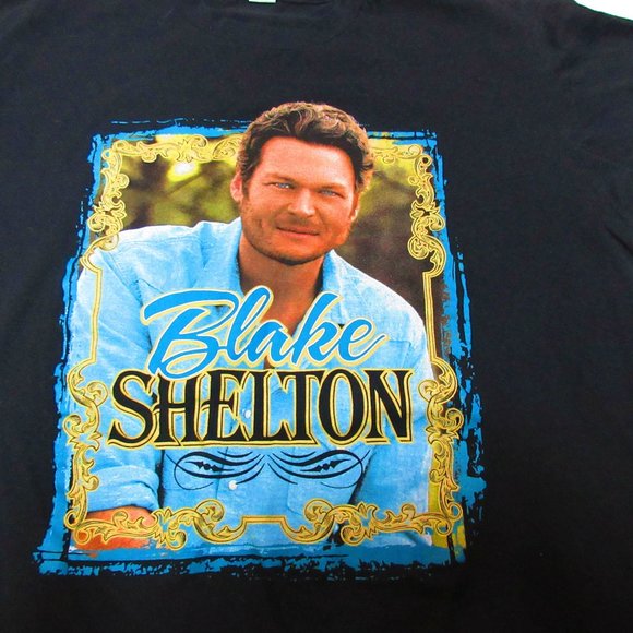 Blake Shelton 2011 Tour Black T-Shirt Size L - Picture 2 of 4